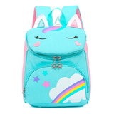 Mochila Escolar Dulce Unicornio Impermeable Infantil Jardin