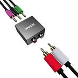 Sgeyr Adaptador De Consola De Audio 5.1 Convertir Rca Esté.