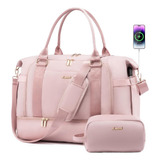 Bolso Deportivo Con Usb Y Neceser Lovevook Rosa