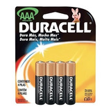 4 Pilas Alcalinas Aaa 1.5v Diámetro 1.5cm Duracell