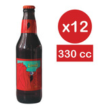 Pack 12x Cerveza Artesanal Lircay Amber Ale 330cc Botella