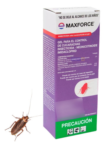 Maxforce Bayer 30 Gr Mata Cucarachas Max Force Envío Gratis