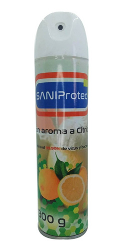 Sanitizante En Aerosol Con Aroma A Cítricos 300gr Pack 12pzs