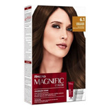 Kit Tintura Amend  Magnific Color Kit Coloração Creme Tom 6.1 Loiro Escuro Acinzentado Para Cabelo