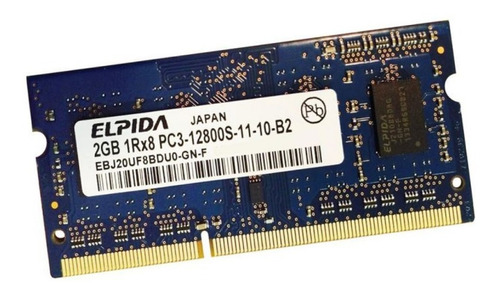 Elpida 4gb Kit (2x2gb) Sodimm Ddr3 1600mhz Macbook/iMac/mini