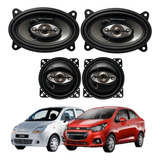 Bocinas Rock Series 4x6 Y 4 Pulgadas Beat Matiz Spark