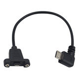 Poyiccot - Cable De Extensin Micro Usb, Ngulo Recto De 90 Gr