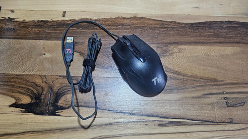 Mouse Gamer Tt Esports Black Fp Mo-bkv-wdlgbk-01 Led Rojo /v