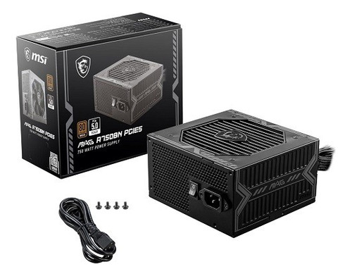 Fuente De Poder Msi 750w 80plus Bronce Atx 3.0 Pcie 5.0