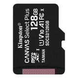 Memoria Microsd Kingston Canvas Select Plus 128 Gb 100mb/s