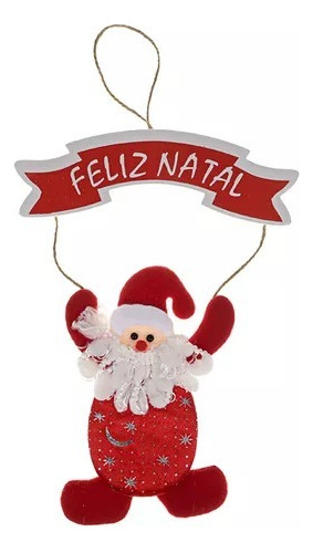 Enfeite Natalino Placa Decorativa Feliz Natal