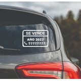 Sticker Adhesivo De Se Vende Para Auto