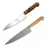 Kit Cuchillo Eskilstuna 15 Cm Y 20 Cm Acero Inox Cabo Madera