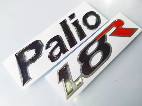 Kit De Emblemas Fiat Palio 1.8r En Alto Relieve 3d.  Foto 2