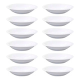 12 Platos Olmos Verona 23 Cm Hondo Porcelana Gastronomicos-