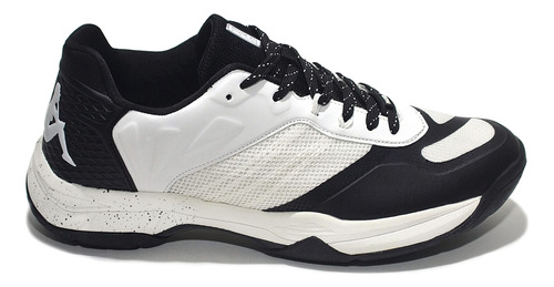 Zapatillas Kappa Modelo Padel Loop - Color Blanco Y Negro