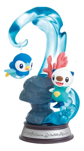 Figura Pokémon Piplup Y Oshawott Swing Vignette 2