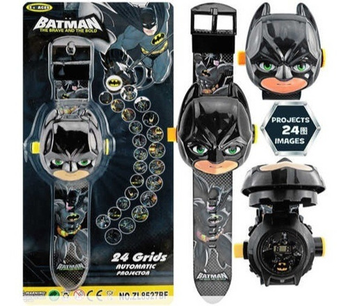 Reloj Pulsera Juguete Batman Proyecta Imágenes 