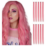 Meepo Extensiones De Cabello Rosa Princesa Rizable, Extensi.