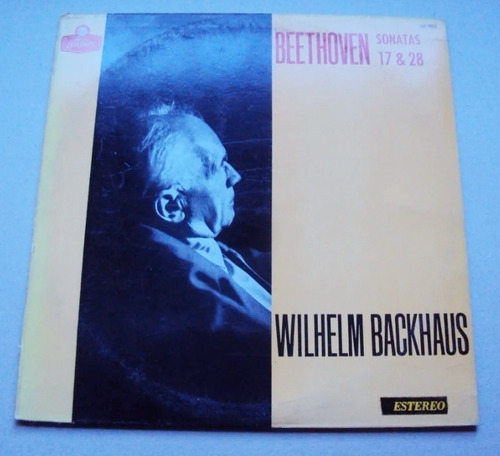 Vg Vinilo Lp - Beethoven Sonatas 17 & 28 Wilhelm Backhaus