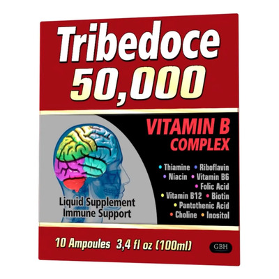 Tribedoce 50,000 Complejo B Líquido 120 Porciones 100 Ml | Meses sin interés
