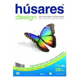 Resma Husares 7878 Design Desing A4 120grs X300 Hojas Color Blanco