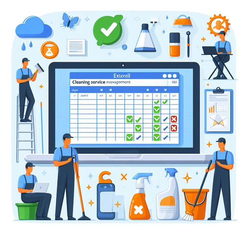 Excel Gestión De Servicios De Limpieza