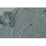 Camisa Brooks Brothers Verde - Blanca Talla Xl / Xg 