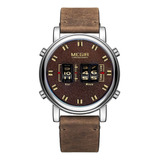 Megir Elegante Roller Relojes Hombres Militar Deportes Relo.