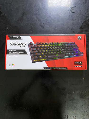 Teclado Hyperx Alloy Origins Core Switches Hyperx Red Lineal