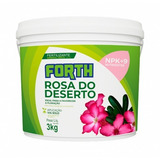 Adubo Fertilizante Forth Rosa Do Deserto 3kg Floração Flor