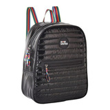 Mochila Costa Bolsa Feminina Now United Nylon Preta Nu3267pt