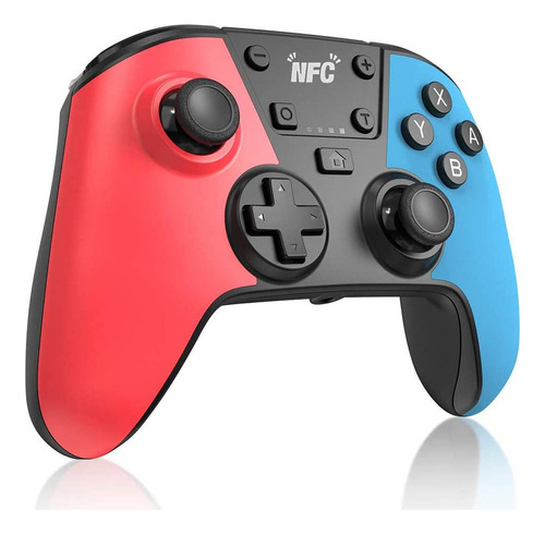 Joystick Inalámbrico Wireless Controller Seisa Sw12b Nfc Rojo Y Azul