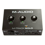 M-audio M-track Solo Interfaz De Audio Usb, Tarjeta De