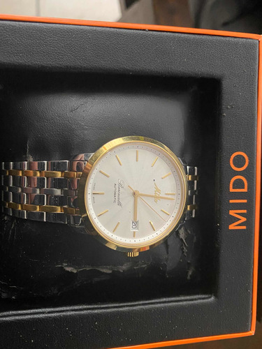 Reloj Mido Baroncelli Acero En Caja Automatico Aquadura