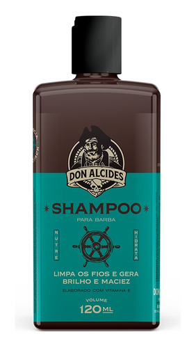 Shampoo Para Barba 120ml - Calico Jack - Don Alcides