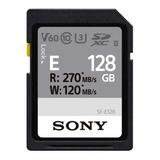 Tarjeta De Memoria Sony Sd Uhs-ii 128 Gb Sf-e128 Para Camara