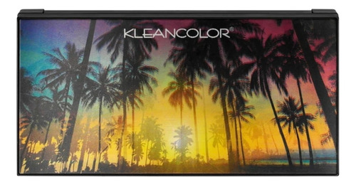 Paleta De Sombras Kleancolor Tropical Passion 18 Colores 