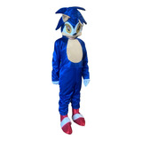 Traje Sonic Disfraz Erizo Azul Completo Juego