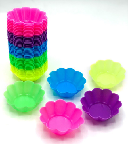 Moldes Capacillos X12 En Silicona Para Cupcakes Y Muffins