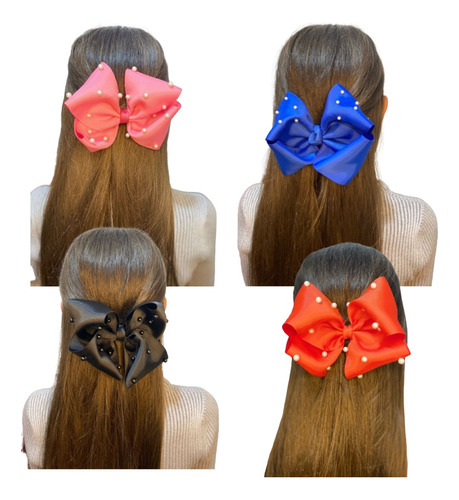 Accesorios Meloss Cabello Niña Bebe  Moños Lazos Pinza 