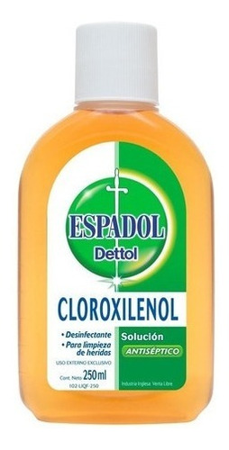 Espadol Antiseptico Desinfectante Líquido 250ml 