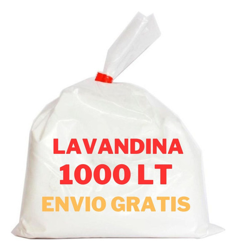 Polvo Para Preparar 1000 Lts De Lavandina Blanca No Mancha