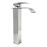 Torneira Cascata Banheiro Monocomando Inox Lavatorio Alta