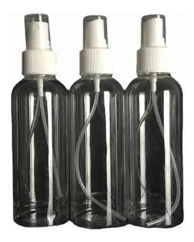 Pack 5 Botellas Plasticas Con Spray  150ml