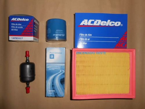 Kit Filtro Aceite Aire Nafta Acdelco Chevrolet Corsa Gm 1.6