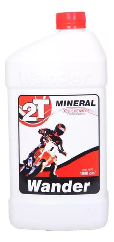 Aceite Mineral Moto 2t Wander X 1 Litro