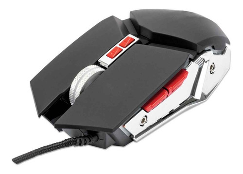 Mouse Gamer Manhattan Óptico Alámbrico Usb 3200dpi Neg /vc