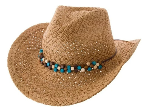 Sombreros Estilo Cowboy Mujer Playa Verano Varios Modelos Mk