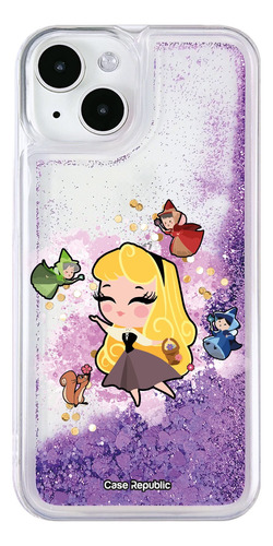 Funda Celular Para iPhone Disney La Bella Durmiente Aurora